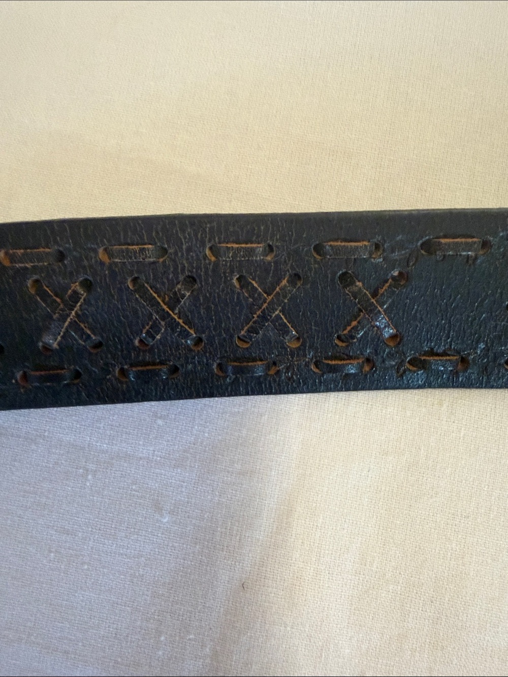 New Women’s Miss Me Black Leather Studded Women’s Belt size S - Picture 2 of 9